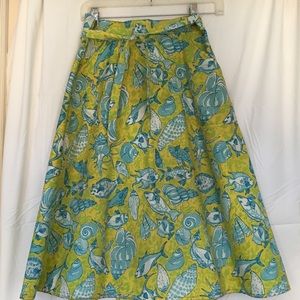 Fab 1970s Vintage Lily Pulitzer Wrap Skirt